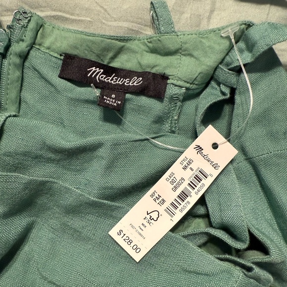 Madewell Tie-Back Midi Dress NWT - Picture 2 of 5